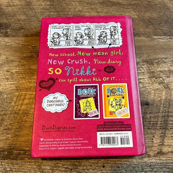 Dork Diaries 1: Tales from a Not-So-Fabulous Life by Rachel Renée Russell Book - Picture 3 of 4